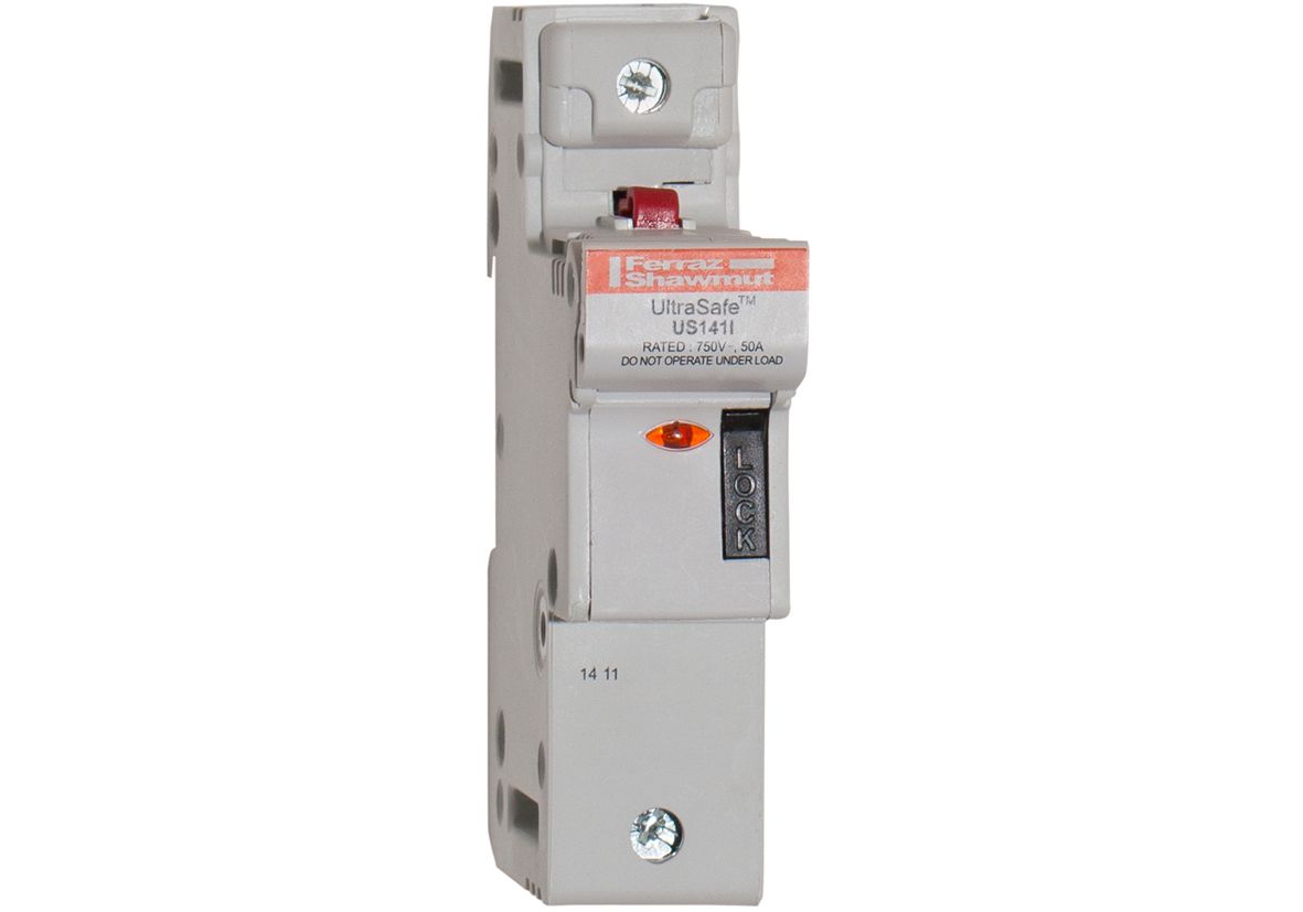 A331154 - modular fuse holder, UL+IEC , 1 pole, 1P, 14x51,DIN rail mounting,indicator,IP20